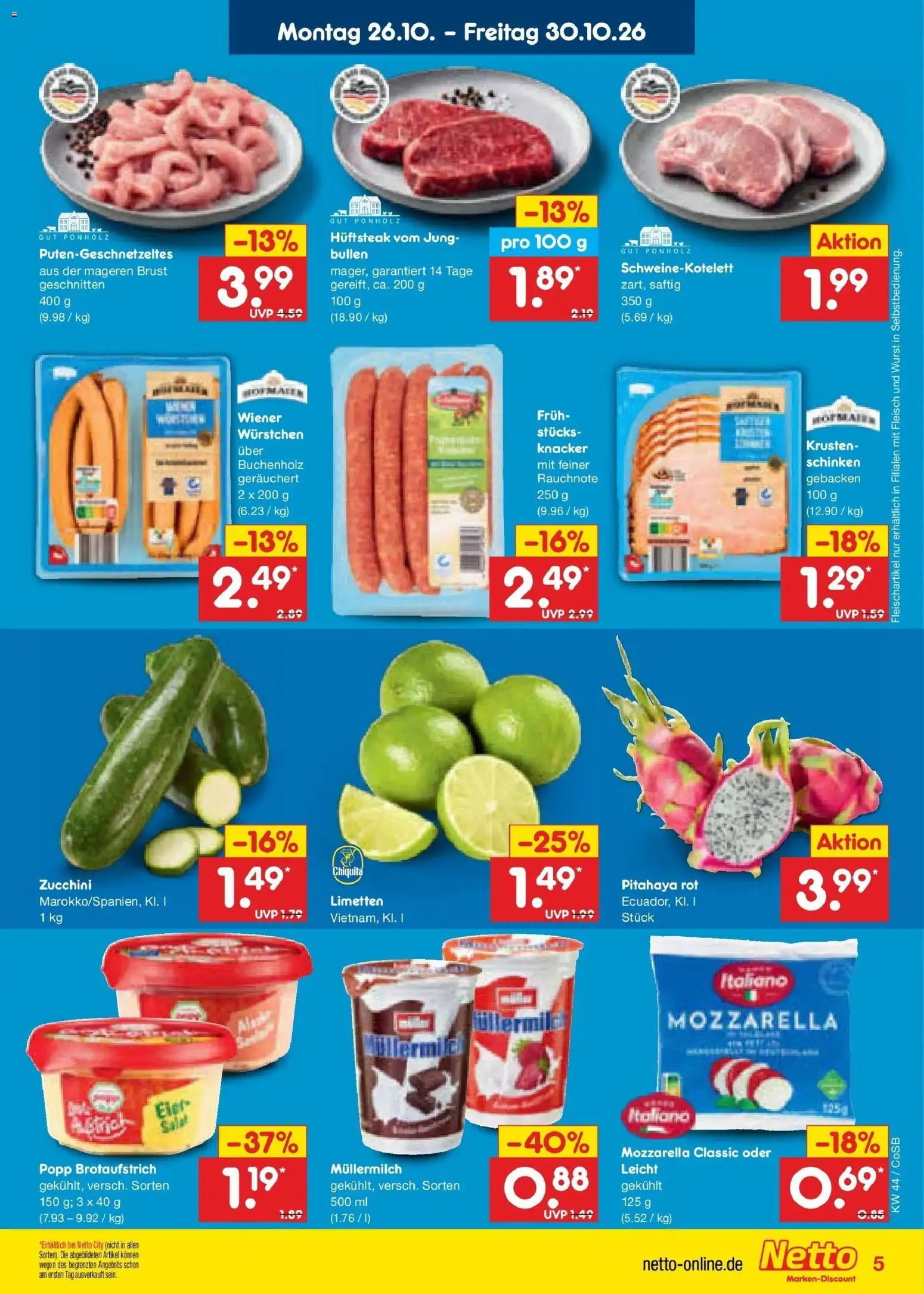 Vorschau von dem Prospekt des Geschäftes Netto Marken-Discount, gültig ab dem 26.10.2026