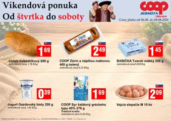 Náhľad COOP Jednota letáku platného od 06.08.2026