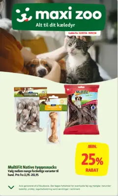 Eksempel på tilbudsavis Maxi Zoo - Tilbudsavis fra butik Maxi Zoo gyldig fra 13/07/2026