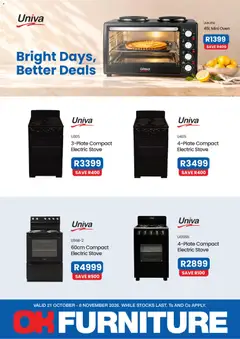 Preview of OK Furniture flyer valid from 21/10/2026