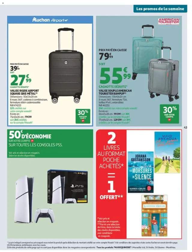Nouveau catalogue Auchan à partir du 28/07