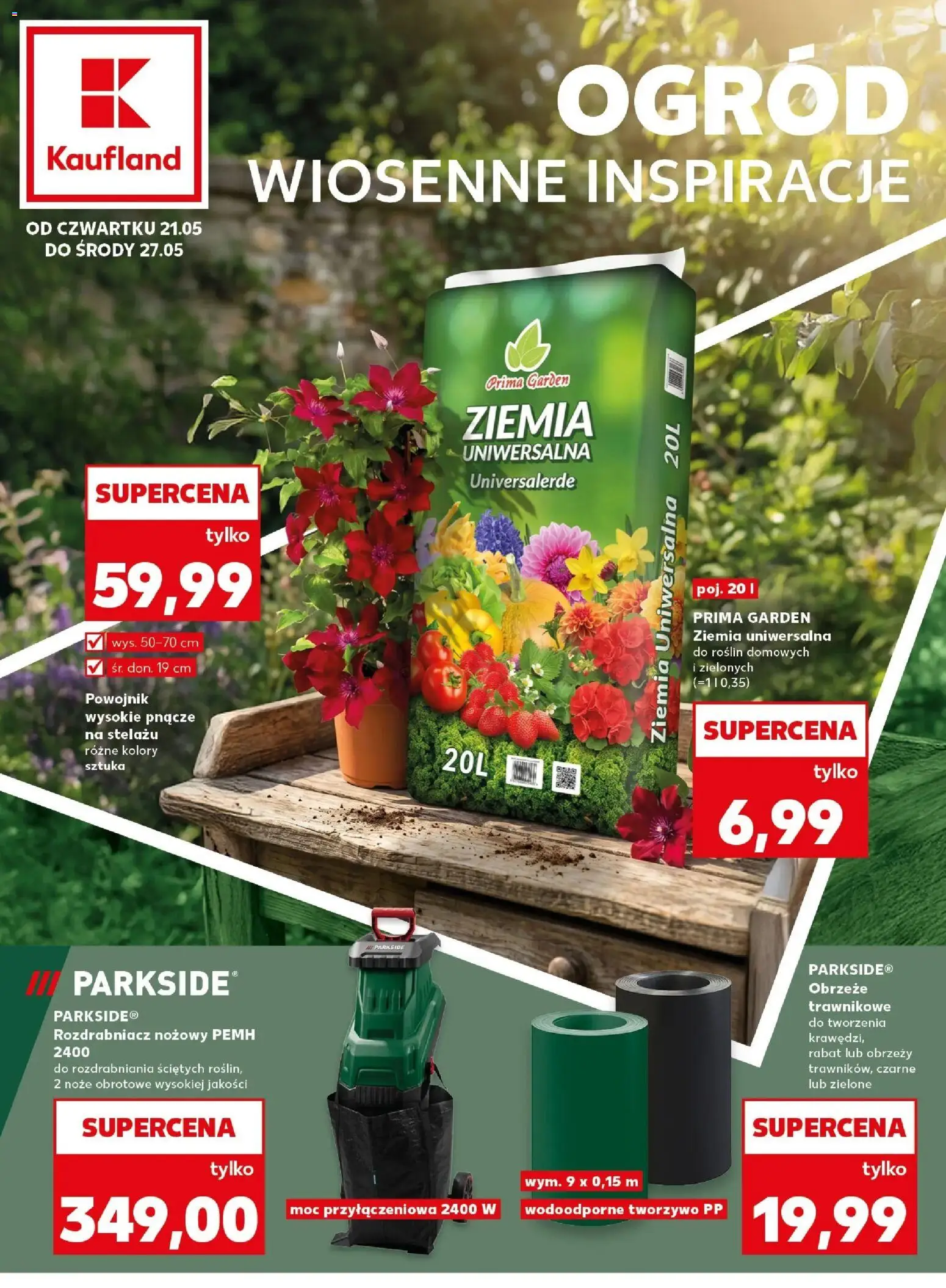 Pogląd gazetki "Kaufland gazetka - Ogród" ze sklepu Kaufland ważnej od 21.05.2026