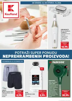 Pregled letka Split-Ravne njive trgovine Kaufland vrijedi od 03.06.2026