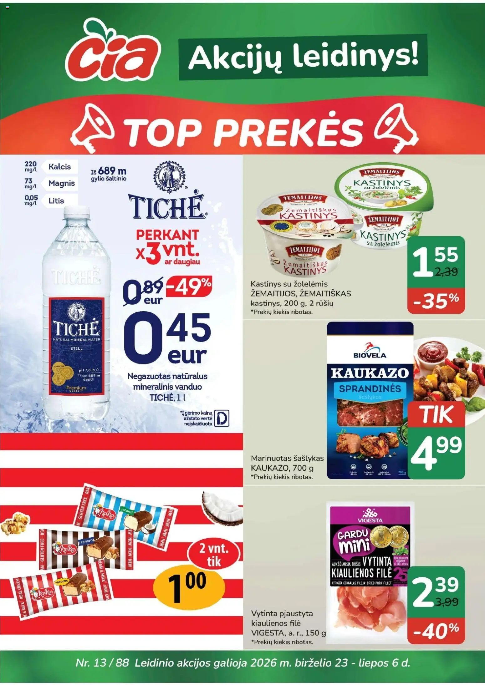 ČIA MARKET parduotuvės leidinio ČIA MARKET leidinys galiojančio nuo 2026.06.23 peržiūra
