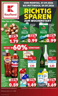 Vorschau von dem Prospekt des Geschäftes Kaufland, gültig ab dem 07.09.2026