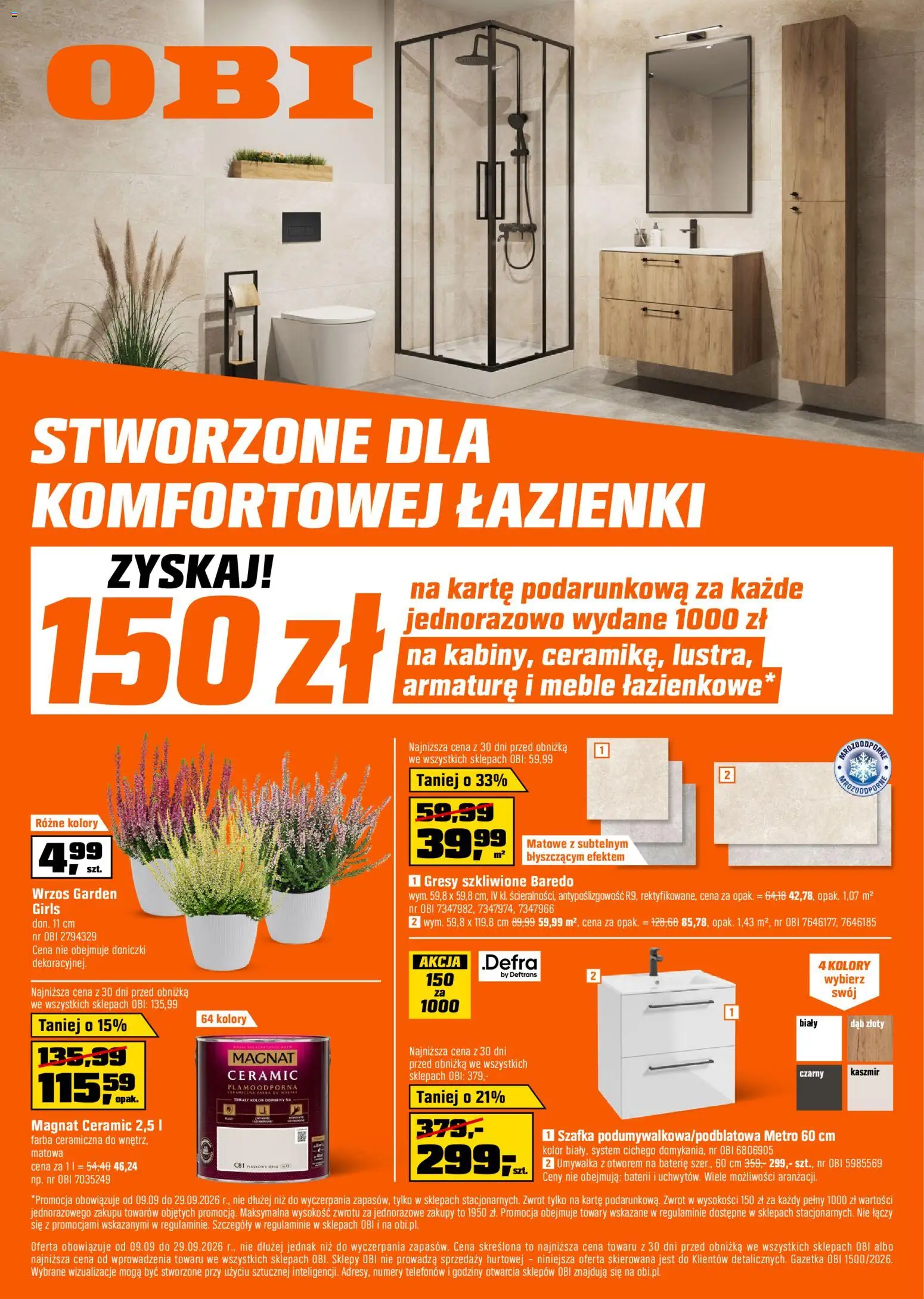 Pogląd gazetki "OBI gazetka" ze sklepu OBI ważnej od 09.09.2026
