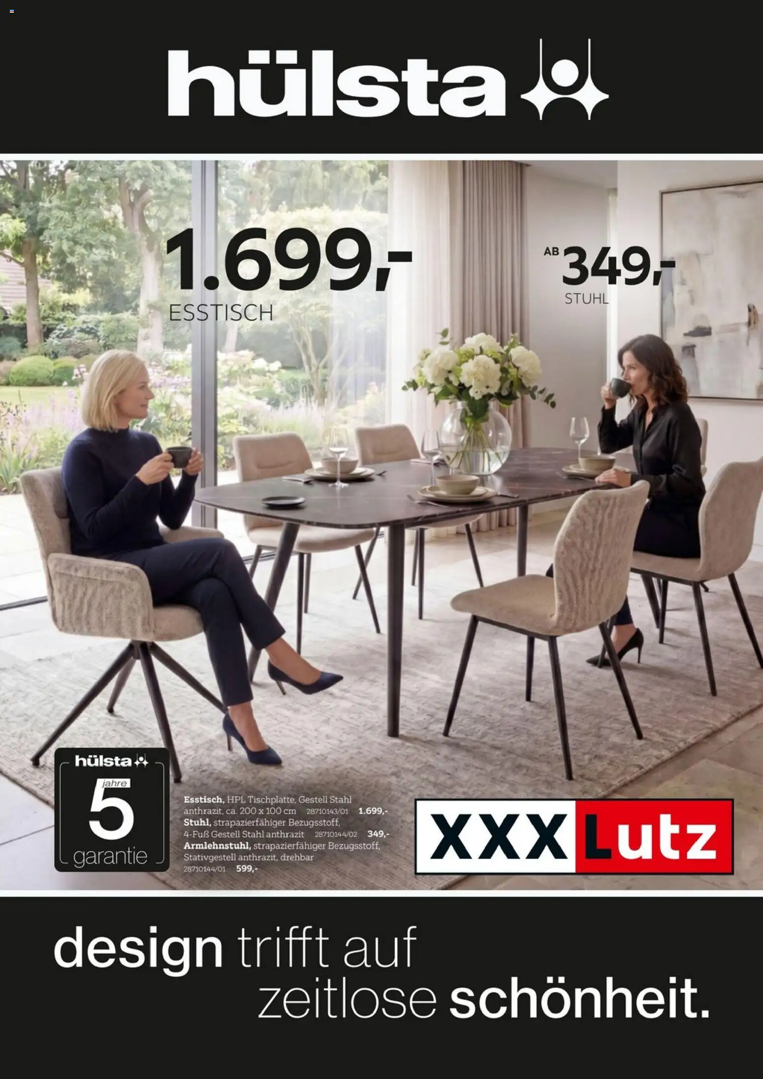 Vorschau von dem Prospekt des Geschäftes XXXLutz, gültig ab dem 18.07.2026 - Esstisch, Stuhl