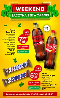 Pogląd gazetki "Żabka gazetka - Weekendowe promocje" ze sklepu Żabka ważnej od 12.06.2026