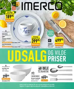 Eksempel på tilbudsavis Imerco - Tilbudsavis UDSALG OG VILDE PRISER fra butik Imerco gyldig fra 29/05/2026