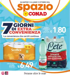 Anteprima dell'opuscolo Spazio Conad volantino Extra Convenienza dal negozio Spazio Conad valido da 13/10/2026