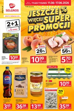 Pogląd gazetki "Selgros cash&carry gazetka - Jeszcze więcej super promocji" ze sklepu Selgros cash&carry ważnej od 11.06.2026