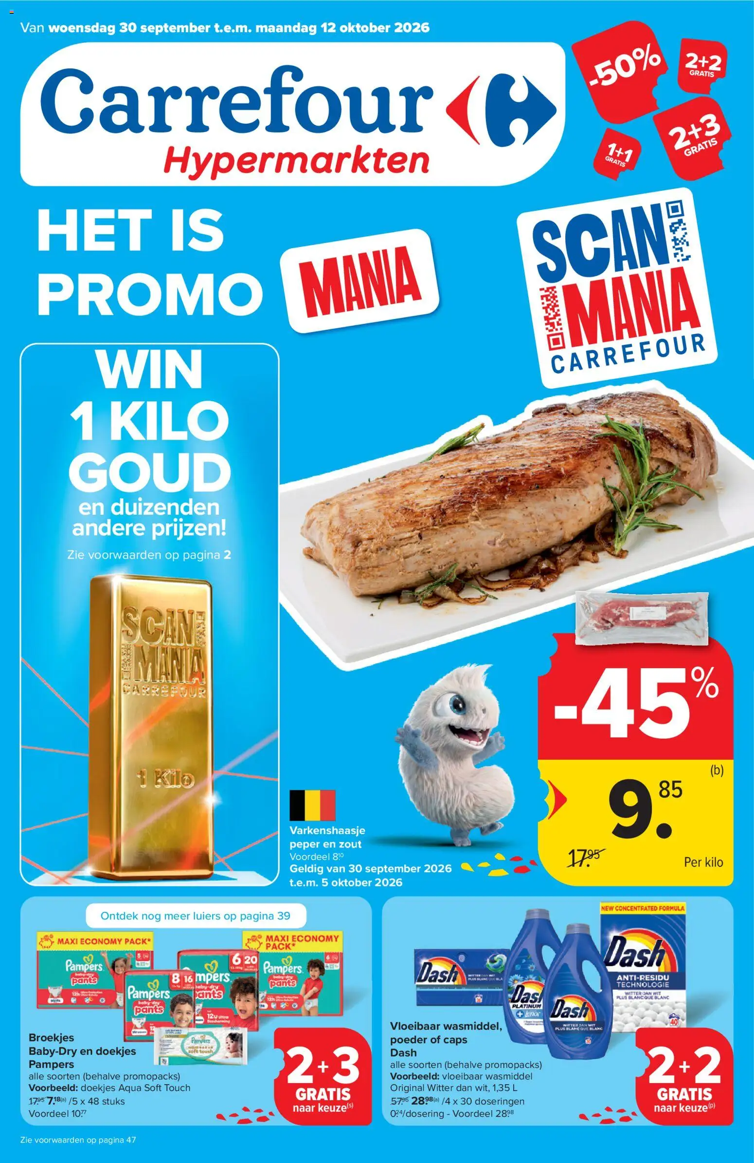 Voorbeeld van Carrefour Hypermarkt Promoties van de week van winkel Carrefour geldig vanaf 30/09/2026