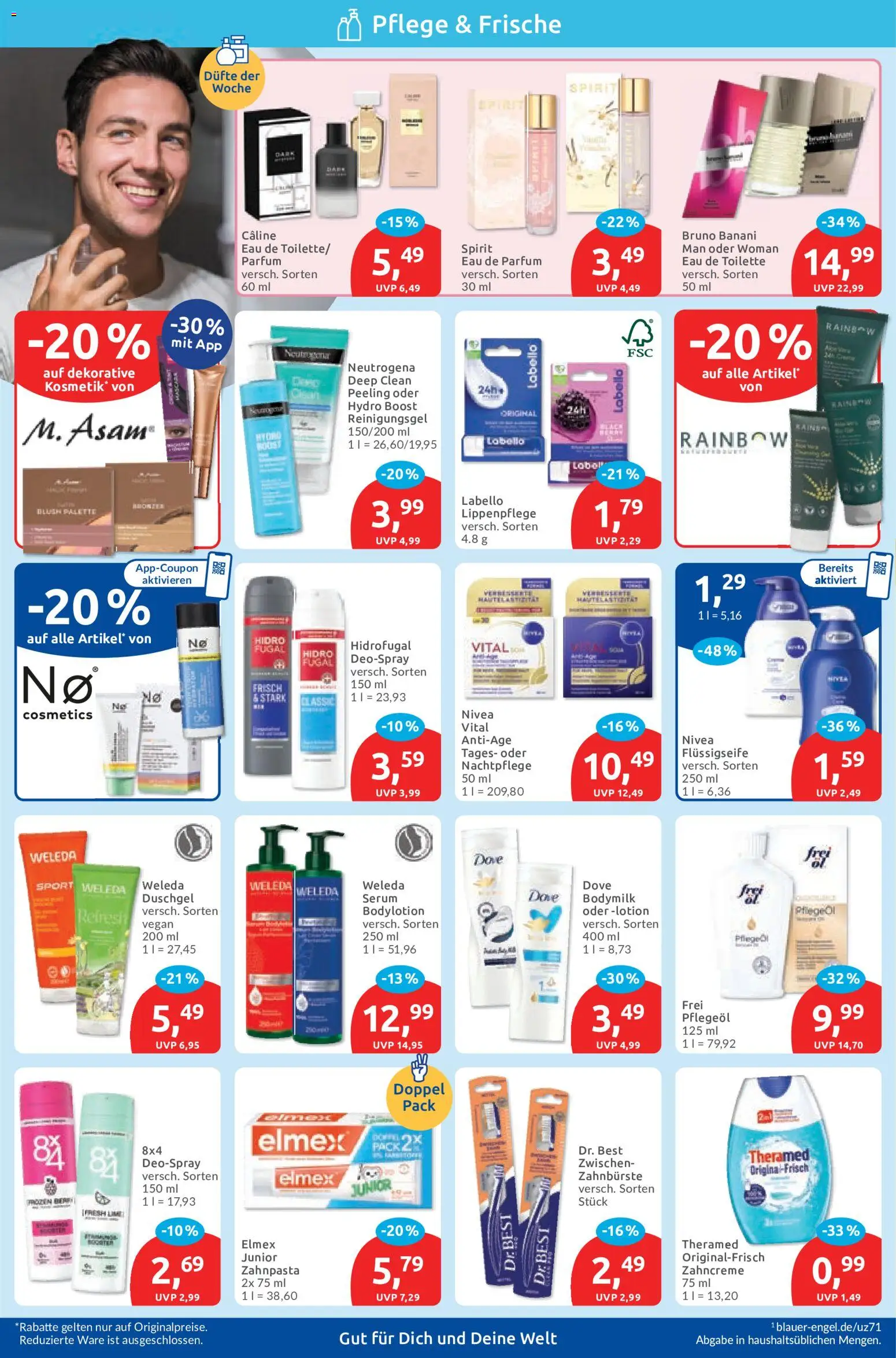 Vorschau von dem Prospekt des Geschäftes Budni, gültig ab dem 14.09.2026 - Parfüm, Eau de Toilette, Zahnbürste, Peeling, Duschgel, Serum, Eau de Parfum, Deospray