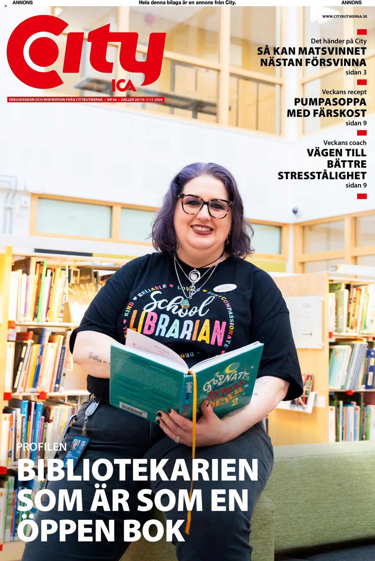 Förhandsgranska reklamblad ICA Kvantum city från butik ICA Kvantum gäller från 26/10/2026