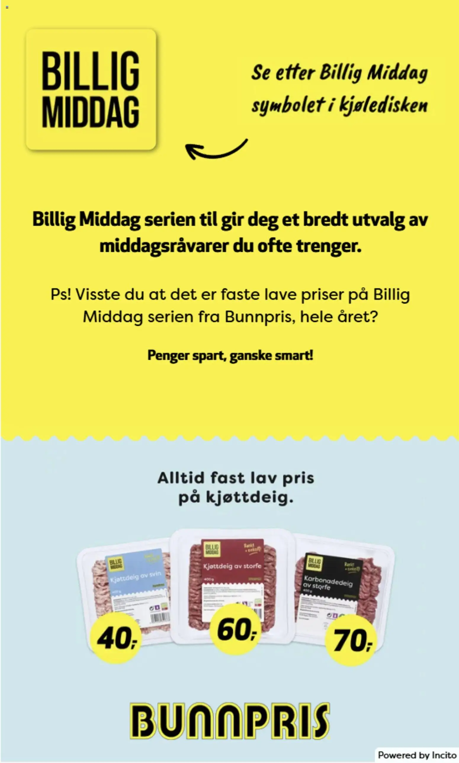 Forhåndsvis Bunnpris asiatisk scampisalat fra butikk Bunnpris gyldig fra 22/09/2026