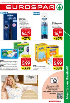 Vorschau der Angebote: Eurospar Eurospar Alles fuer den Haushalt gültig ab 24.09.2026