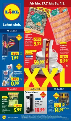 Vorschau von dem Prospekt des Geschäftes Lidl, gültig ab dem 27.07.2026