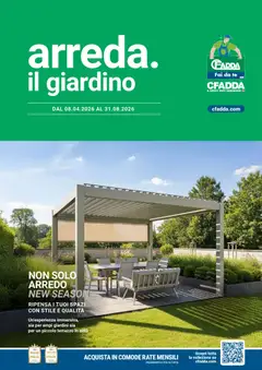 Anteprima dell'opuscolo CFadda volantino Arredo Esterno dal negozio CFadda valido da 08/04/2026