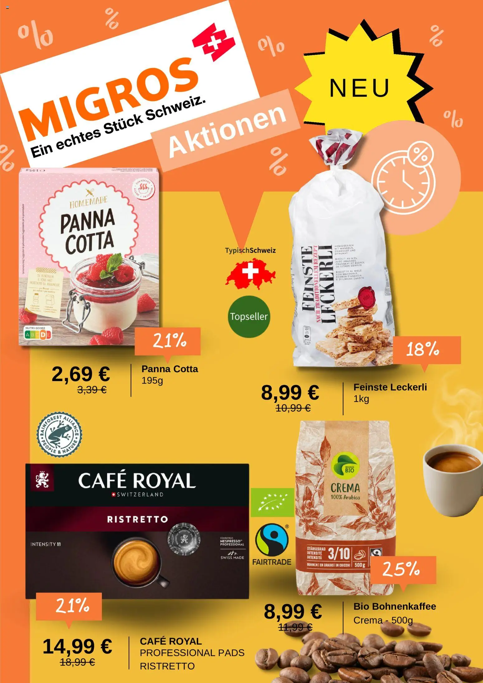 Vorschau von dem Prospekt des Geschäftes Migros, gültig ab dem 27.10.2026 - Mandeln