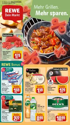 Vorschau von dem Prospekt des Geschäftes Rewe, gültig ab dem 03.08.2026