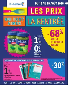 Prévisualisation de E.Leclerc catalogue Depenser moins du magasin E.Leclerc formulaire valide 18/08/2026