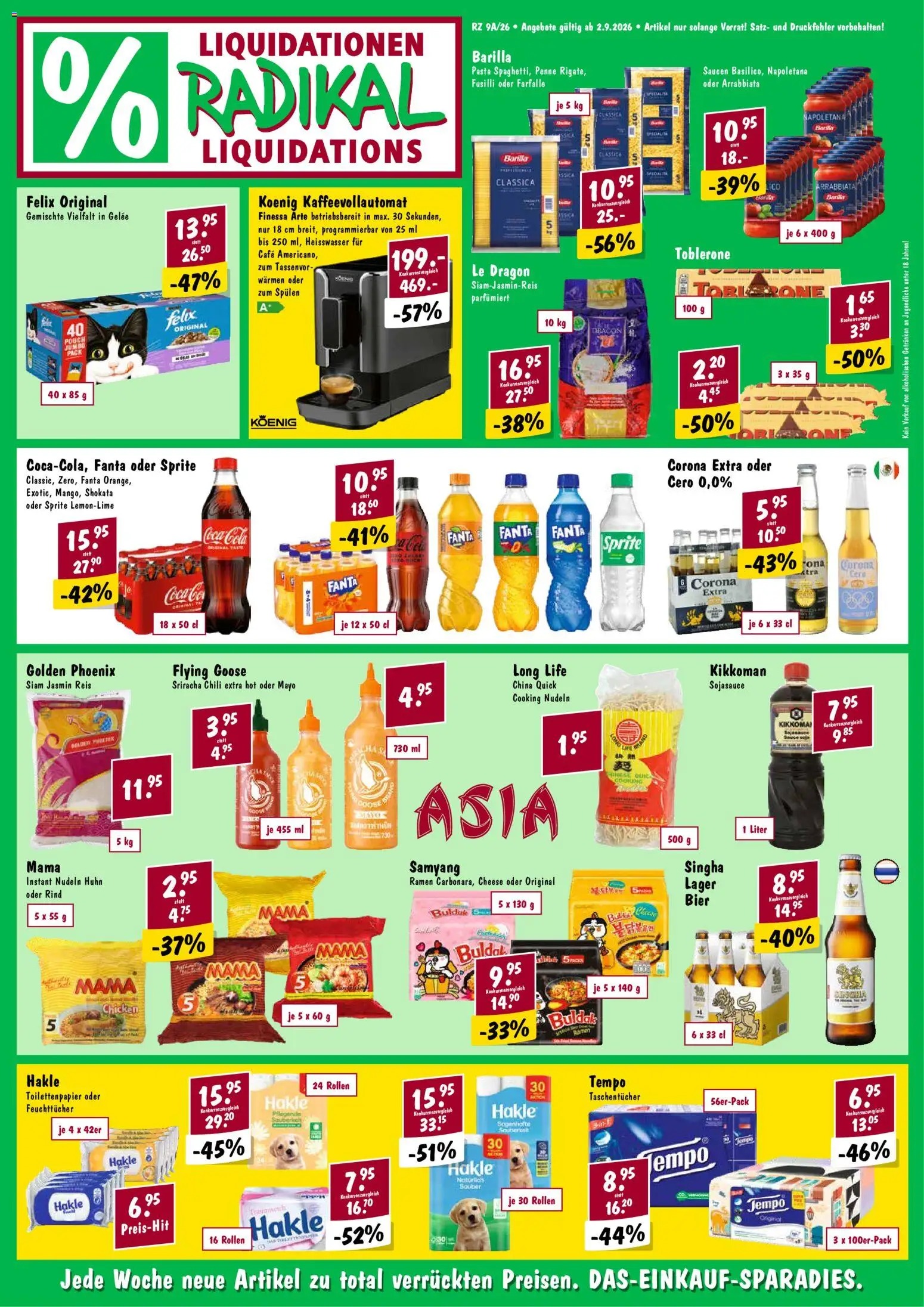 Vorschau des Merkblatts Radikal aktionen vom Shop Radikal gültig von 02.09.2026 bis 