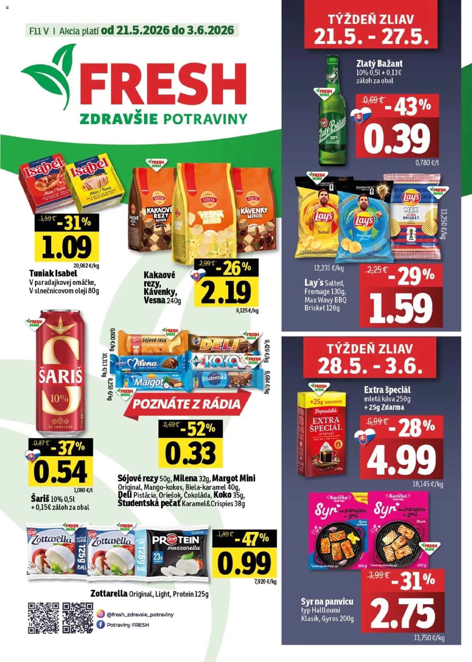 Náhľad Fresh letáku platného od 21.05.2026