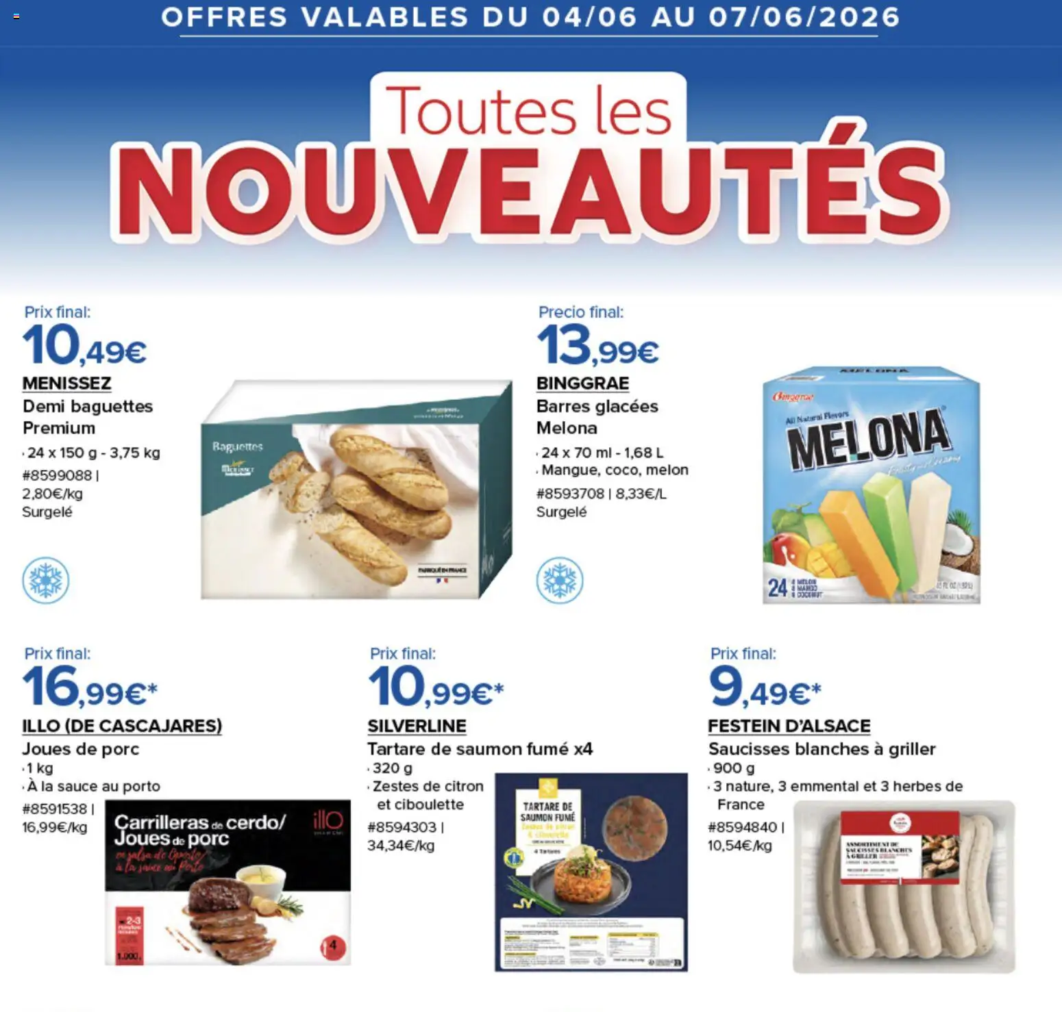 Prévisualisation de Costco Sélection nouveautés du magasin Costco formulaire valide 04/06/2026