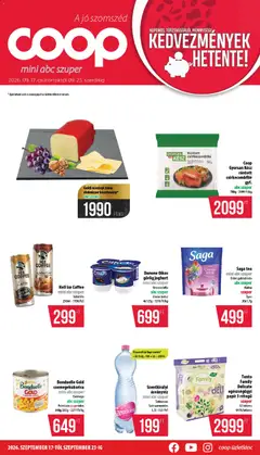 COOP - COOP - Mini & Abc & Szuper / Nyírzem megtekintése, amely érvényes 2026.09.17.-től