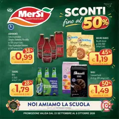 Anteprima dell'opuscolo MerSi Supermercati volantino dal negozio MerSi Supermercati valido da 23/09/2026