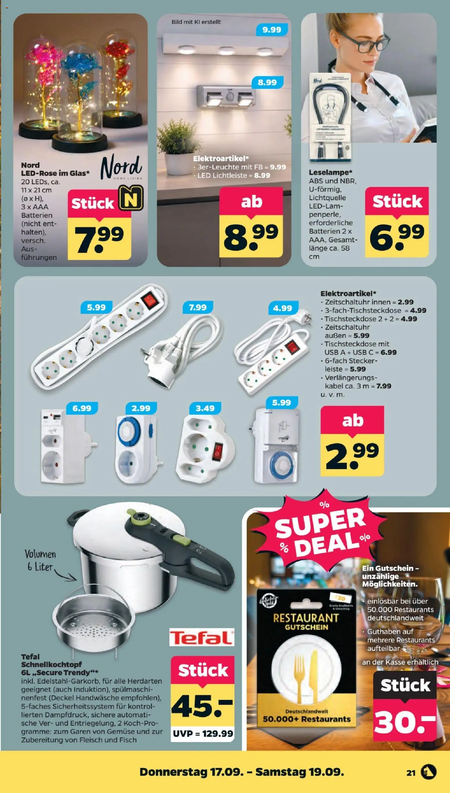 Vorschau von dem Prospekt des Geschäftes Netto, gültig ab dem 14.09.2026 - Fisch, Batterien, Gemüse, Fleisch, USB, Kabel