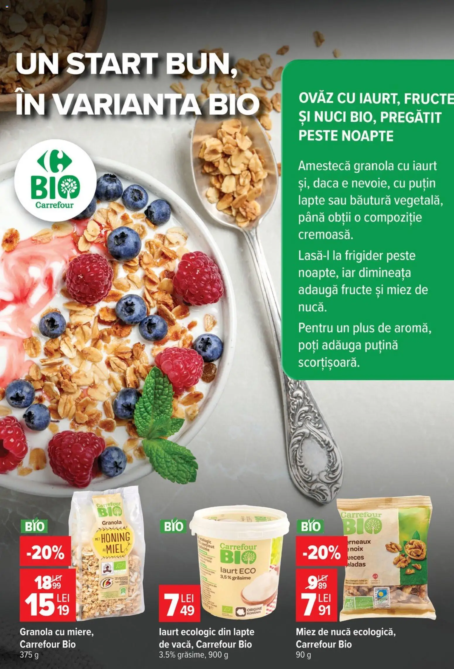 Previzualizarea de cataloage: Carrefour Carrefour Catalog valabil de la 28.10.2026 - Frigider, Lapte, Fructe, Miel, Plus, Iaurt, Pește, Bio