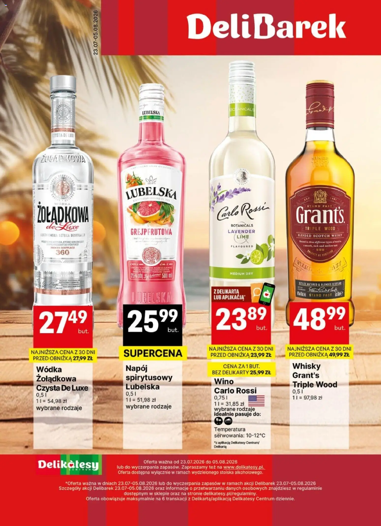 Pogląd gazetki "Delikatesy Centrum gazetka - DeliBarek" ze sklepu Delikatesy Centrum ważnej od 23.07.2026