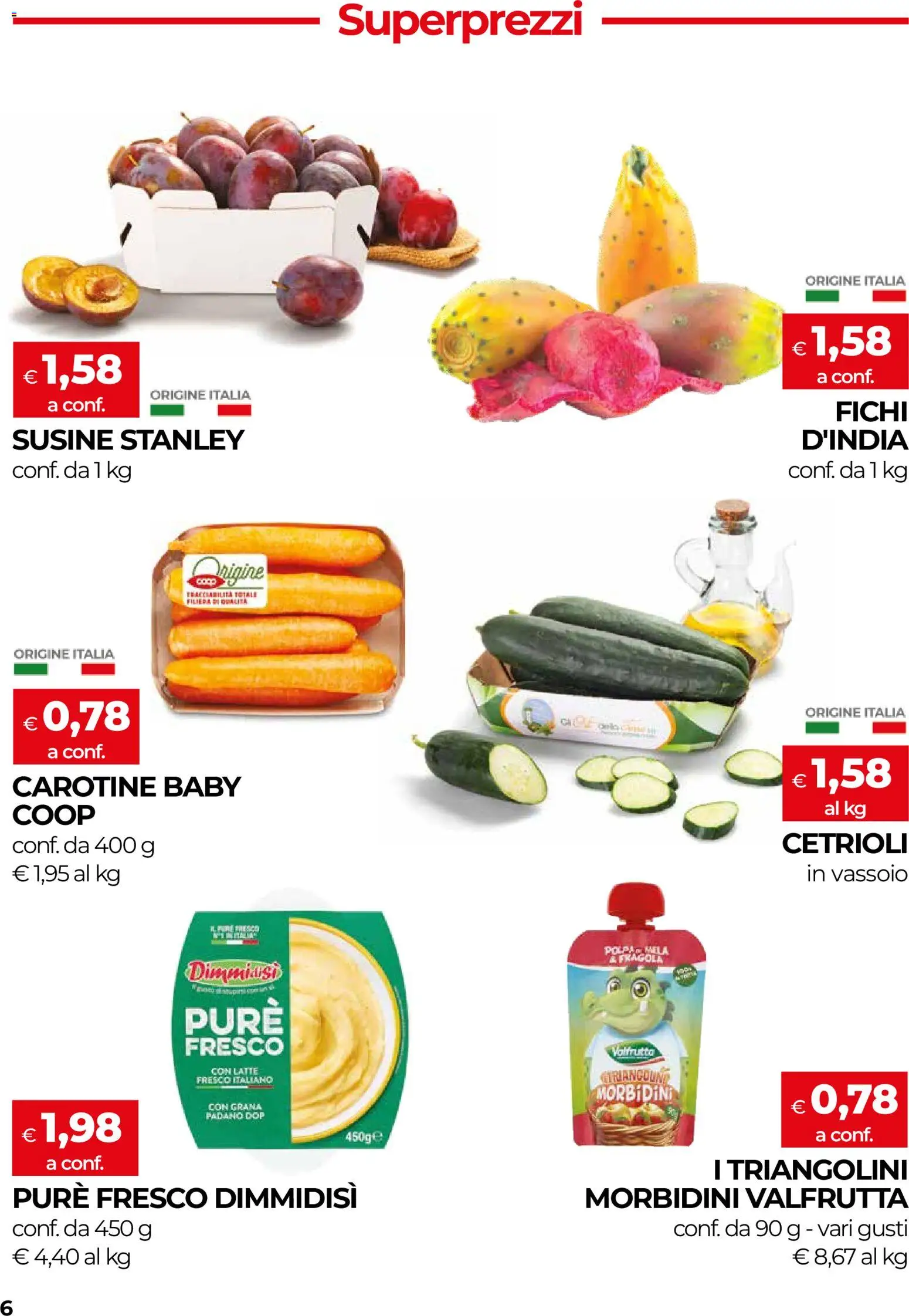 Anteprima dell'opuscolo COOP volantino Firenze dal negozio COOP valido da 03/09/2026 - Latte, Fichi, Cetrioli, Grana Padano, Susine, Vassoio