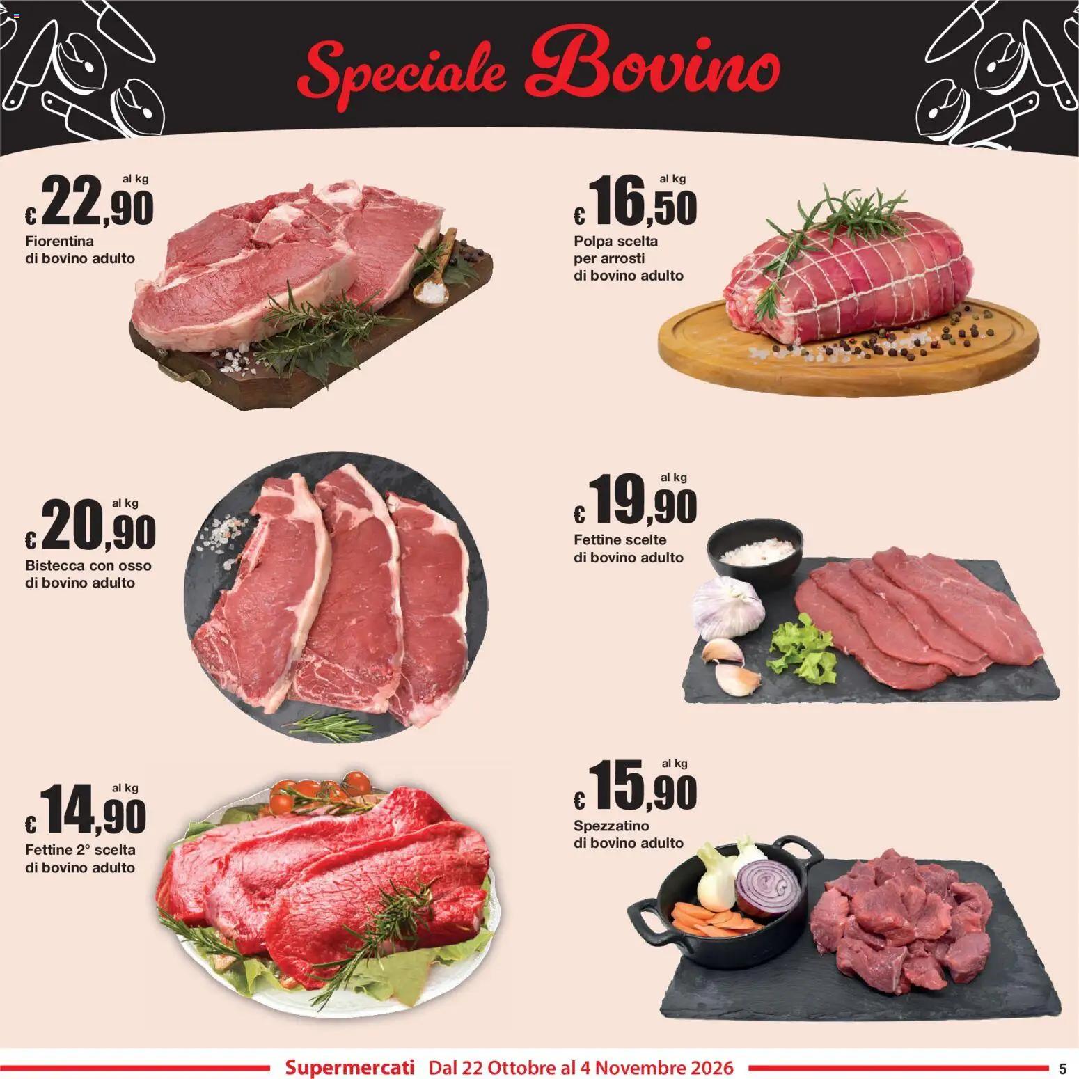 Anteprima dell'opuscolo Sì con Te volantino dal negozio Sì con Te valido da 22/10/2026 - Bovino, Bistecca