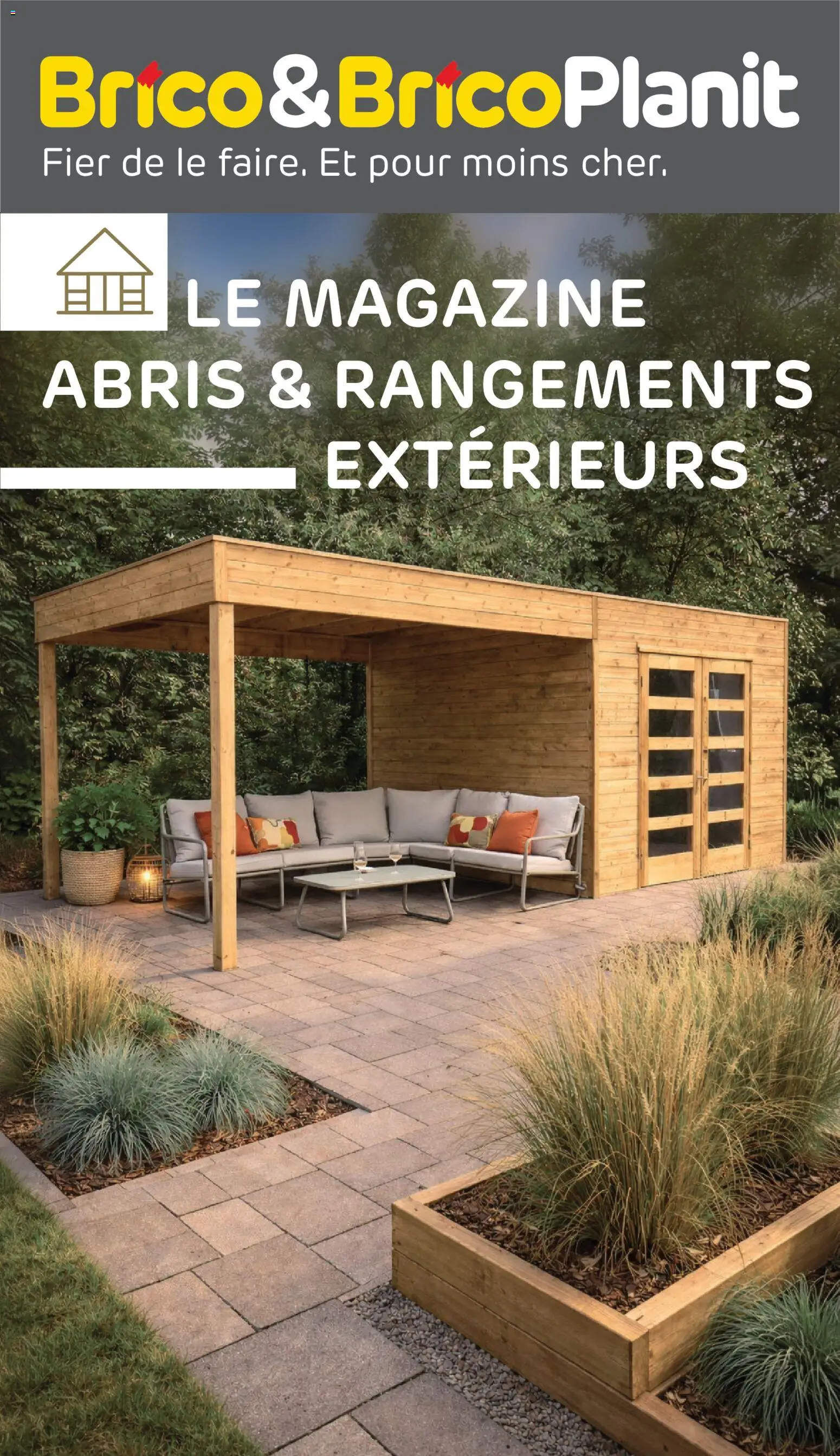 Voorbeeld van Brico Magazine abris de jardin van winkel Brico geldig vanaf 12/03/2026