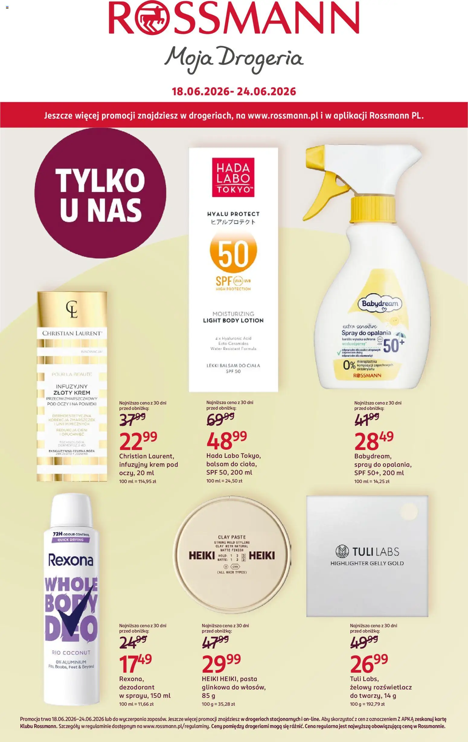 Pogląd gazetki "Rossmann gazetka" ze sklepu Rossmann ważnej od 18.06.2026