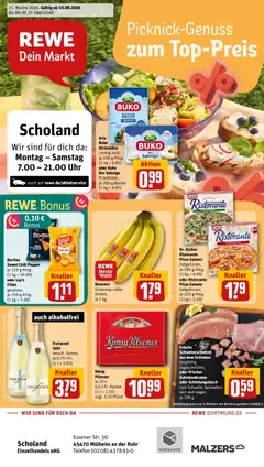 Vorschau von dem Prospekt des Geschäftes Rewe, gültig ab dem 10.08.2026