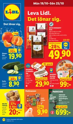 Förhandsgranska reklamblad Lidl erbjudanden från butik Lidl gäller från 19/10/2026