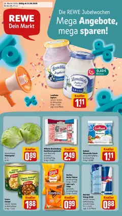 Vorschau von dem Prospekt des Geschäftes Rewe, gültig ab dem 21.09.2026