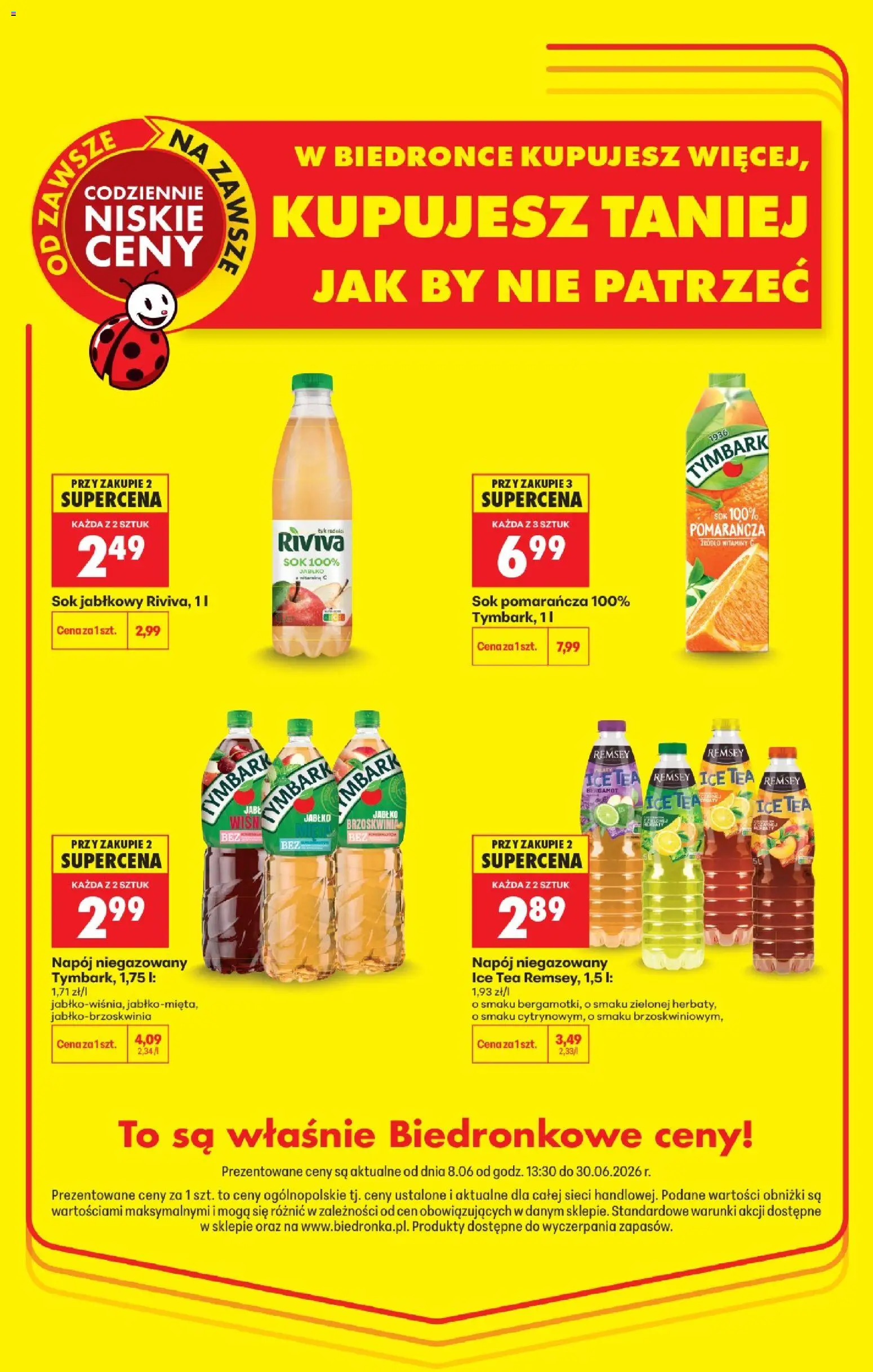 Pogląd gazetki "Biedronka gazetka - Kupujesz taniej" ze sklepu Biedronka ważnej od 08.06.2026