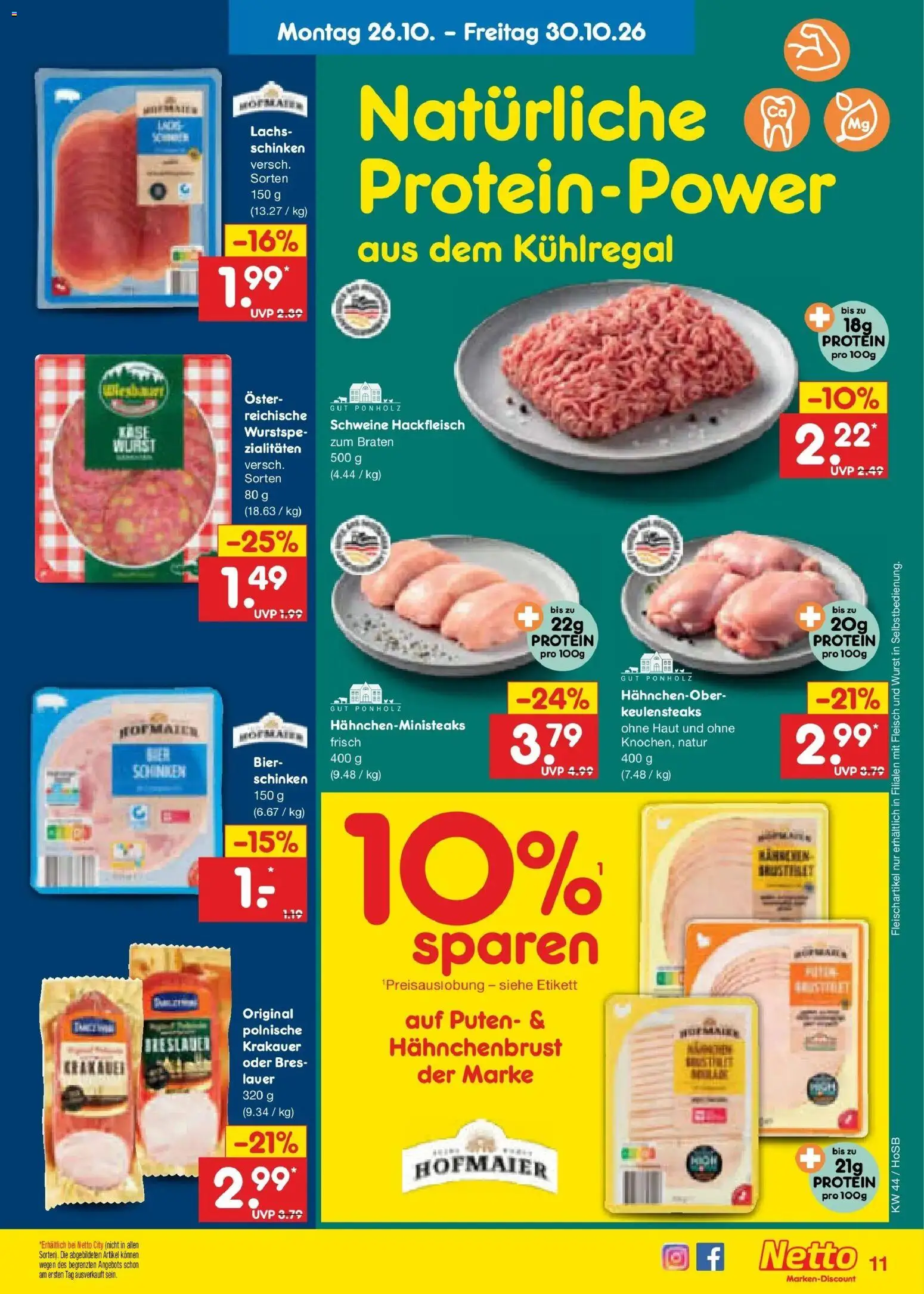 Vorschau von dem Prospekt des Geschäftes Netto Marken-Discount, gültig ab dem 26.10.2026