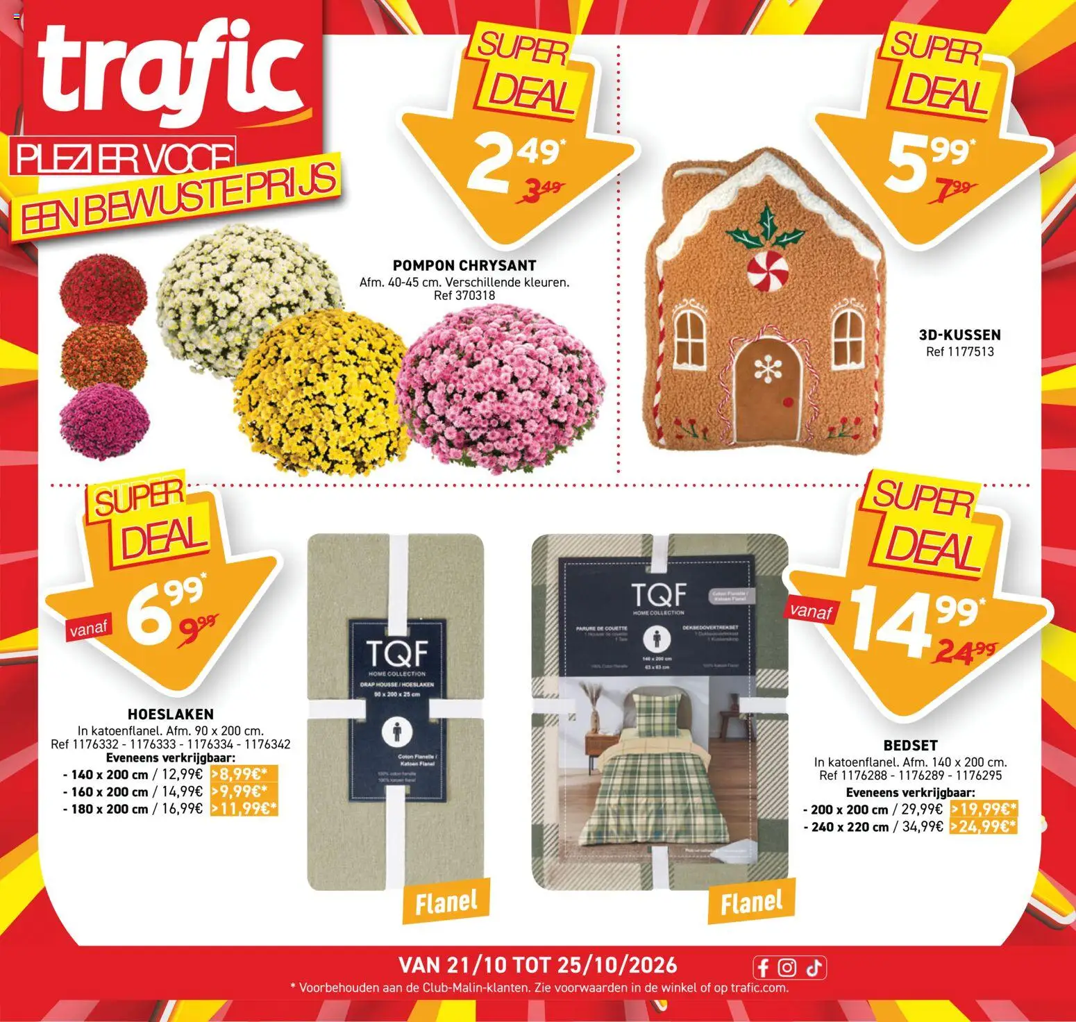 Voorbeeld van Trafic Folder van winkel Trafic geldig vanaf 21/10/2026 - Hoeslaken