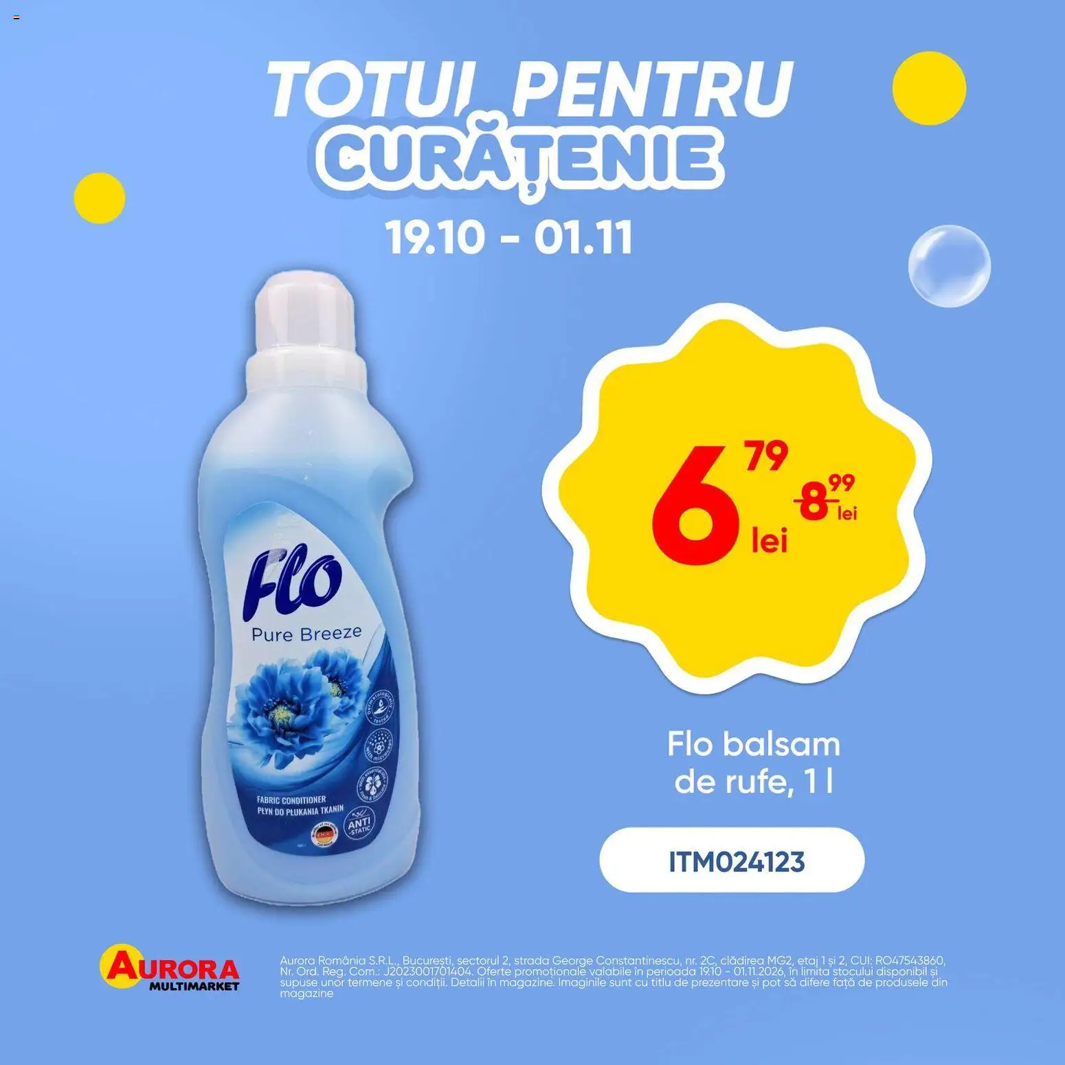 Previzualizarea de cataloage: Aurora Multimarket Aurora Multimarket Casă curată valabil de la 19.10.2026 - Balsam