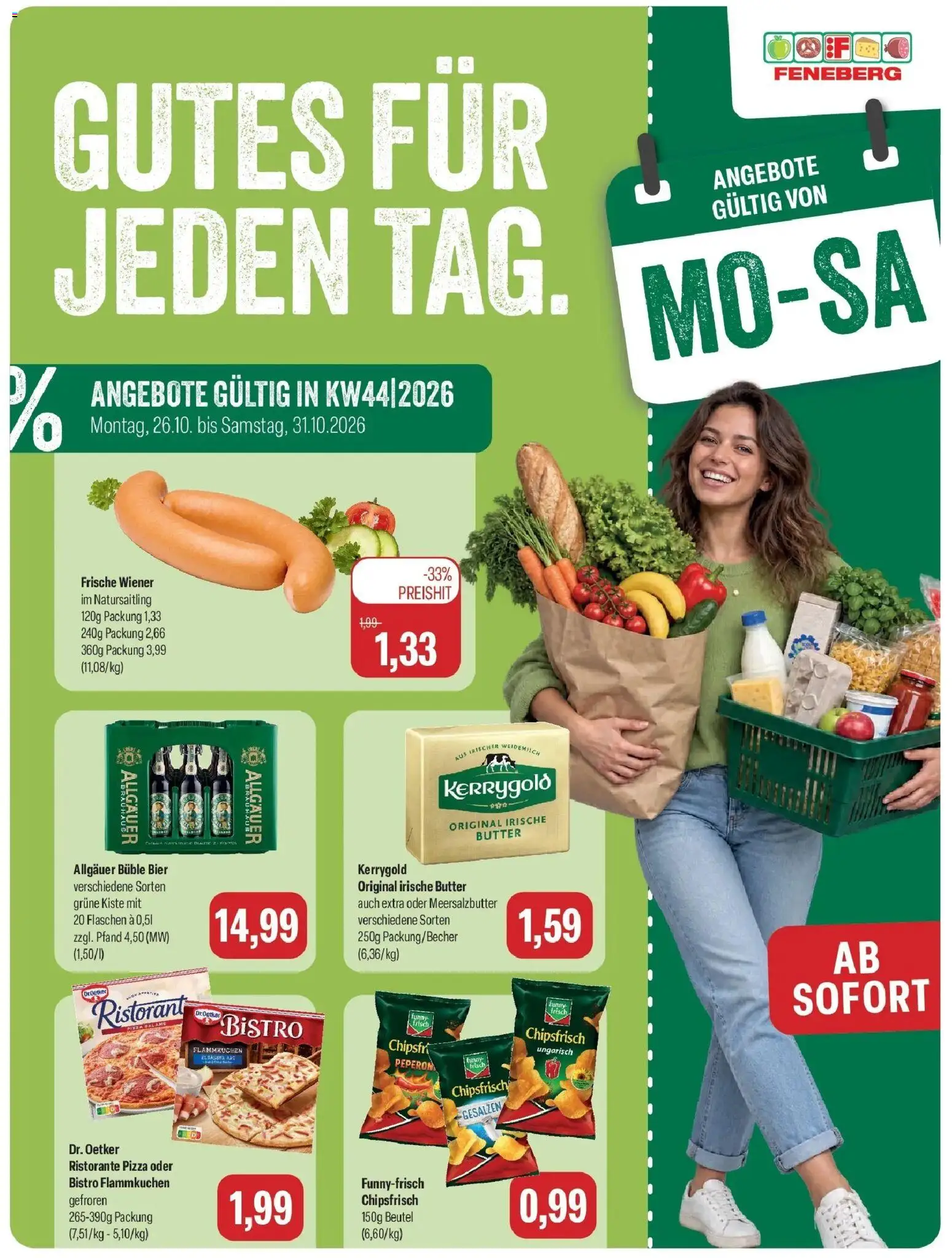 Vorschau von dem Prospekt des Geschäftes Feneberg, gültig ab dem 25.10.2026