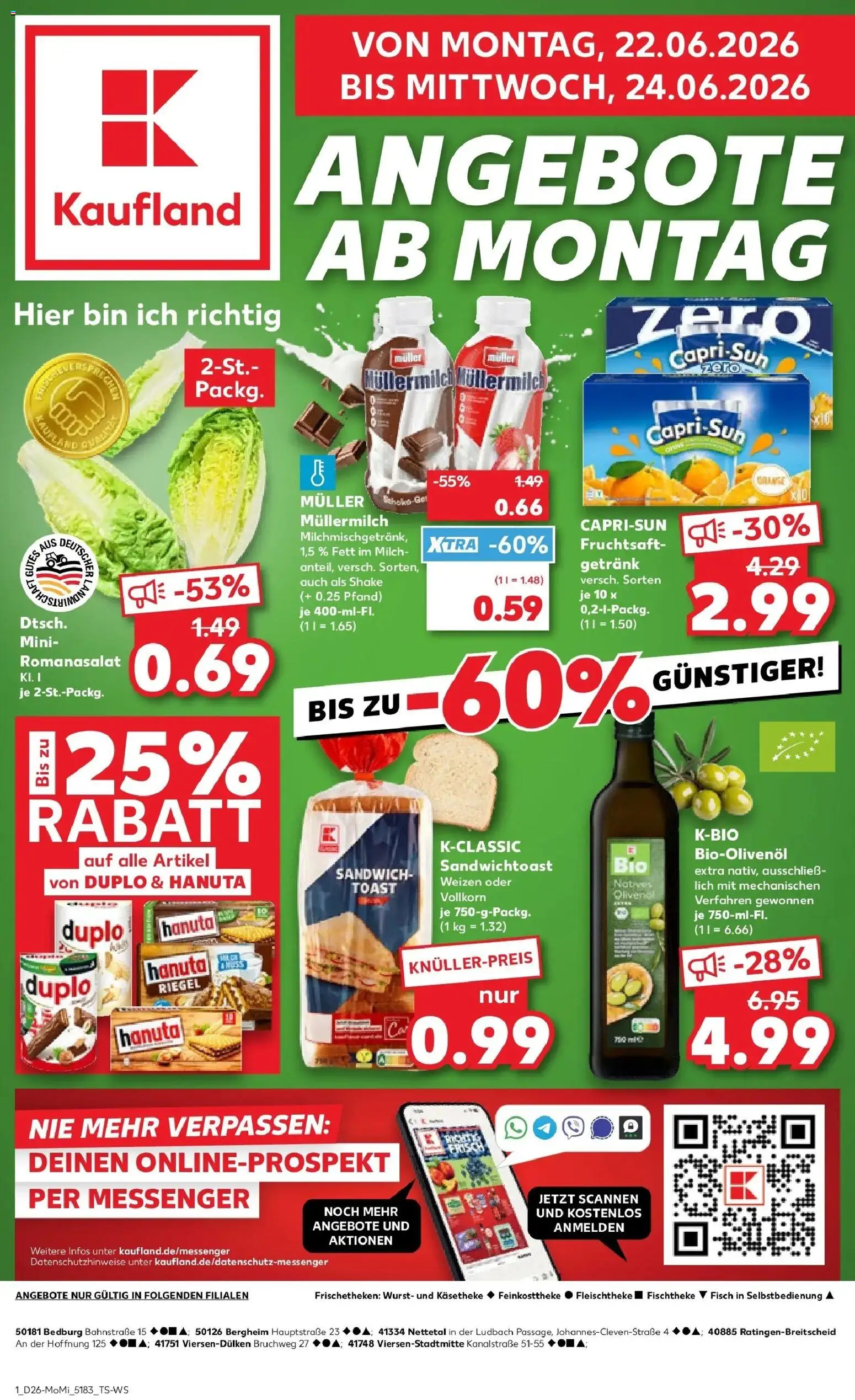 Vorschau von dem Prospekt des Geschäftes Kaufland, gültig ab dem 22.06.2026
