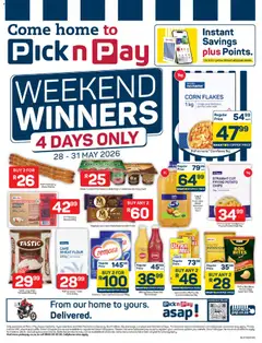 Preview of Pick n Pay flyer valid from 28/05/2026