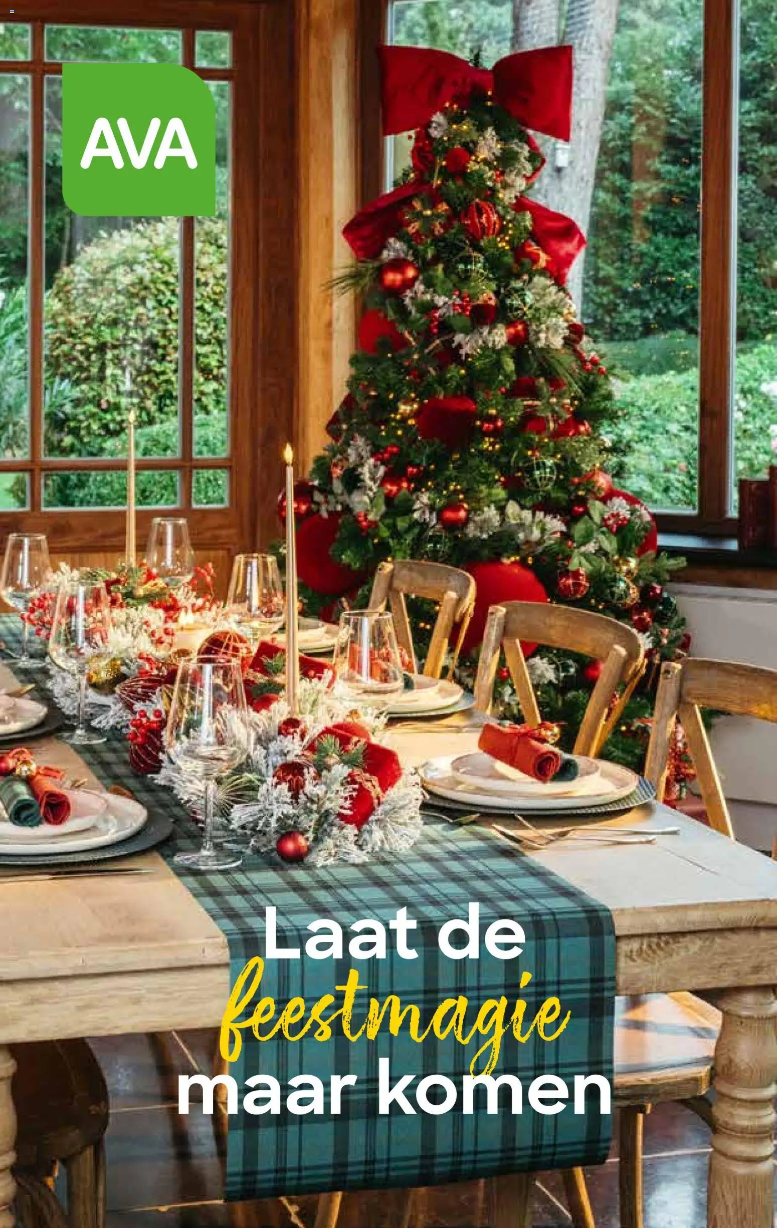 Voorbeeld van AVA Kerst 2026 van winkel AVA geldig vanaf 10/10/2026