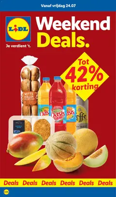 Voorbeeld van Lidl folder - Weekenddeals van winkel Lidl geldig vanaf 24-07-2026