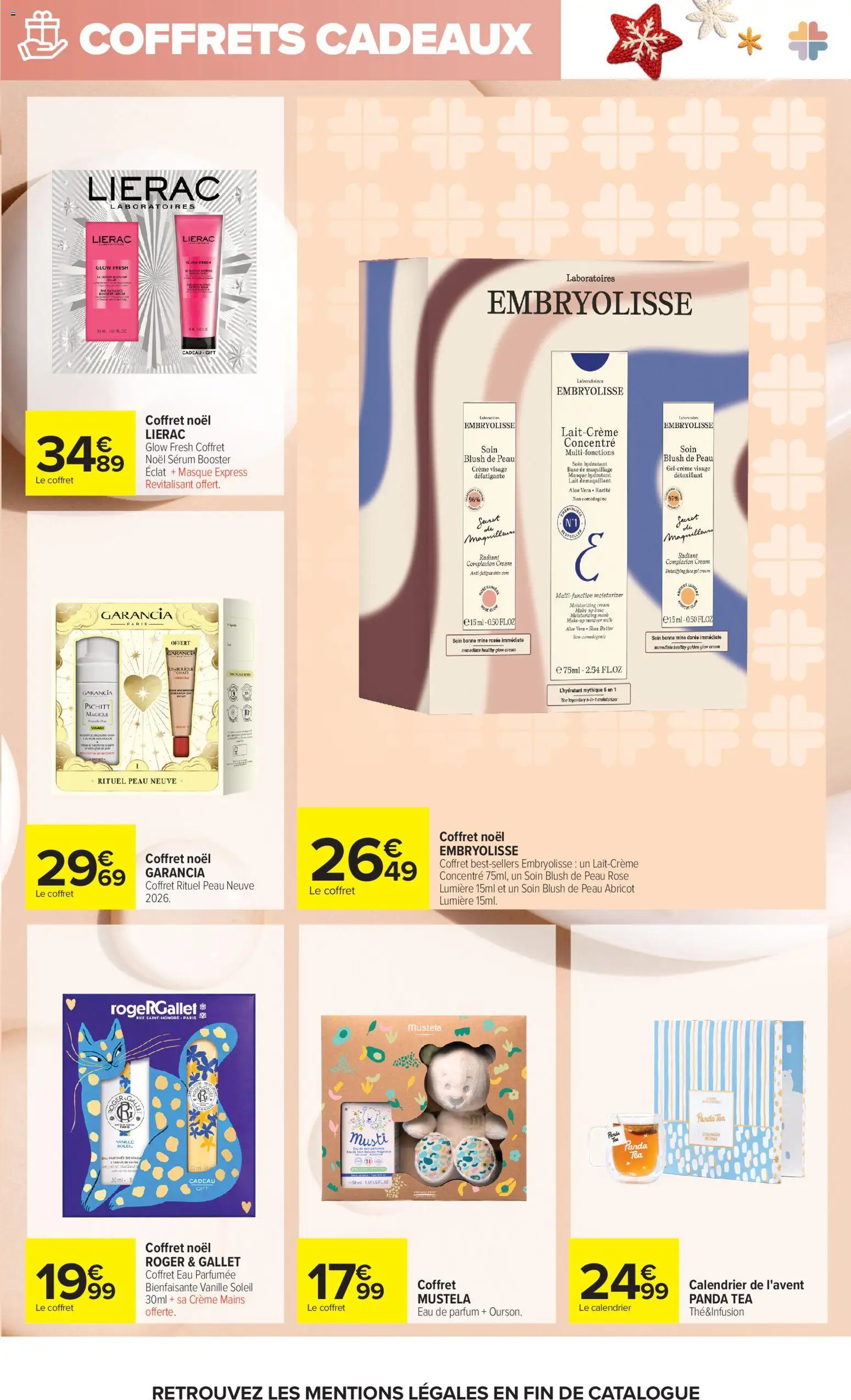Prévisualisation de Carrefour Ma parapharmacie, soyez acteur de votre bien-être du magasin Carrefour formulaire valide 28/10/2026 - Aloe vera, Thé, Abricot, Masque, Serum, Base, Creme visage, Démaquillant